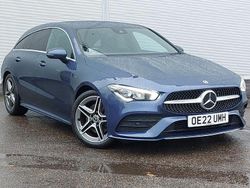 Blue Used 2022 Mercedes CLA200 AMG line Estate | £23,998 (Fair price)