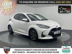 White Used 2023 Toyota Yaris Hybrid Design Hatchback | £13,940 (Fair price)