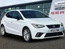 Glacial white Used 2025 Seat Ibiza FR Hatchback | £17,995 (Good price)