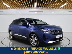 Blue Used 2021 Peugeot 3008 Allure Premium SUV | £11,699