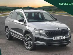 Graphite grey metallic Used 2024 Skoda Karoq SportLine SUV | £29,495 (A bit pricey)