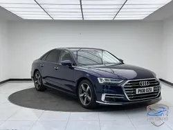 Blue Used 2018 Audi A8 Advanced Sedan | £23,995 (A bit pricey)