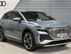 Blue Used 2024 Audi Q4 e-tron S-Line SUV | £35,757 (Good price)