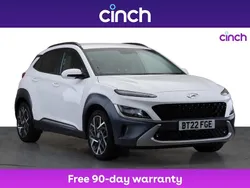 White Used 2022 Hyundai Kona Premium SUV | £17,249 (Fair price)