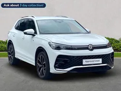 White Used 2024 VW Tiguan R-line SUV | £33,861 (A bit pricey)