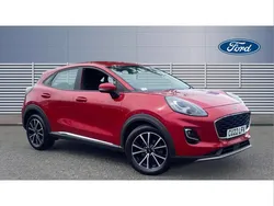 Red Used 2022 Ford Puma Titanium SUV | £17,144 (Good price)