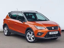 Orange Used 2018 Seat Arona FR SUV | £10,998 (Fair price)