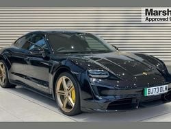 Black Used 2023 Porsche Taycan Sedan | £74,480 (Fair price)