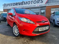 Red Used 2012 Ford Fiesta Hatchback | £2,989 (Fair price)