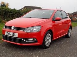Red Used 2015 VW Polo SE Hatchback | £5,395 (Fair price)