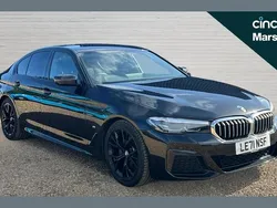 Black Used 2022 BMW 520 M Sport Sedan | £23,530 (Good price)