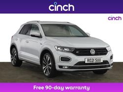 Silver Used 2021 VW T-Roc R-line SUV | £19,599 (Good price)