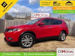 Red Used 2016 Nissan X-Trail N-TEC SUV | £12,340 (Fair price)