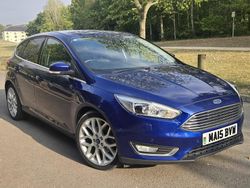 Blue Used 2015 Ford Focus Titanium X Hatchback | £5,795 (Fair price)