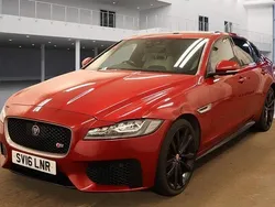 Red Used 2016 Jaguar XF S Sedan | £11,999 (Fair price)