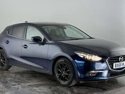 Blue Used 2017 Mazda 3 Hatchback | £8,200 (Fair price)
