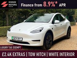 White Used 2024 Tesla Model Y Long Range RWD SUV | £34,745 (Expensive)