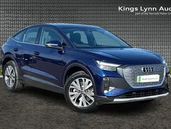 Blue Used 2025 Audi Q4 Sportback e-tron Sport SUV | £36,157 (Good price)