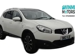 White Used 2012 Nissan Qashqai N-TEC SUV | £2,895 (Expensive)