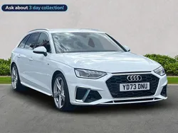 White Used 2023 Audi A4 S-Line Estate | £27,565 (A bit pricey)