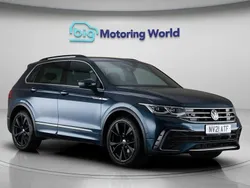 Blue Used 2021 VW Tiguan R-line SUV | £20,700 (Good price)