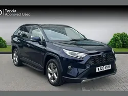 Obsidian blue Used 2020 Toyota RAV4 Hybrid SUV | £25,990 (Fair price)