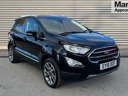 Black Used 2018 Ford Ecosport Titanium SUV | £10,993 (Fair price)