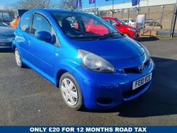 Blue Used 2010 Toyota Aygo Hatchback | £3,999 (A bit pricey)