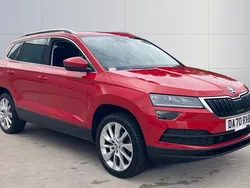 Red Used 2021 Skoda Karoq SE L SUV | £18,368 (Fair price)