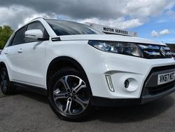 White Used 2017 Suzuki Vitara SZ5 SUV | £9,995 (Fair price)