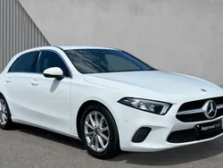 Polar white Used 2020 Mercedes A180 Executive Hatchback | £17,590 (Fair price)