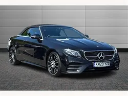 Obsidian black Used 2020 Mercedes E300 AMG line Cabriolet | £33,500