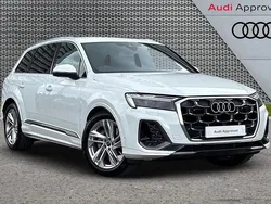 White Used 2025 Audi Q7 S-Line SUV | £55,490 (A bit pricey)