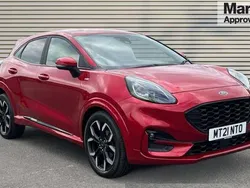 Red Used 2021 Ford Puma ST-Line X SUV | £14,826 (Fair price)