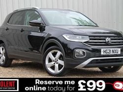 Black Used 2021 VW T-Cross SEL SUV | £11,990 (Fair price)