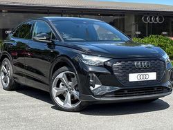 Black New 2025 Audi Q4 Sportback e-tron Black Edition SUV | £43,750