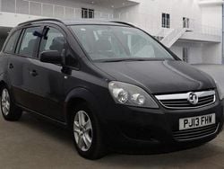 Black Used 2013 Vauxhall Zafira MPV | £2,399 (Good price)