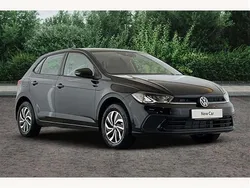 Black New 2025 VW Polo Life Hatchback | £21,195 (Good price)