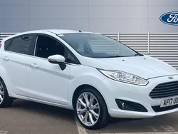White Used 2017 Ford Fiesta Titanium Hatchback | £7,613 (Good price)