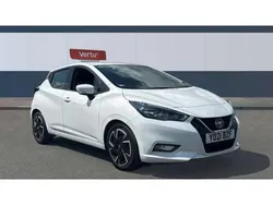 White Used 2021 Nissan Micra Acenta Hatchback | £12,310 (Fair price)
