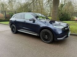 Blue Used 2022 Mercedes EQC400 AMG line SUV | £29,995 (A bit pricey)
