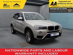 Silver Used 2014 BMW X3 Luxury Line SUV | £8,395 (Fair price)