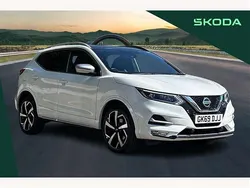 White Used 2019 Nissan Qashqai Tekna+ SUV | £16,700 (Fair price)