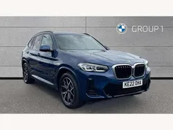 Blue Used 2022 BMW X3 M Sport SUV | £38,493 (A bit pricey)
