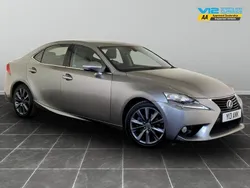 Silver Used 2014 Lexus IS300h Luxury Line Sedan | £11,395 (Good price)