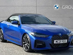 Blue Used 2021 BMW 420 M Sport Cabriolet | £29,795 (A bit pricey)