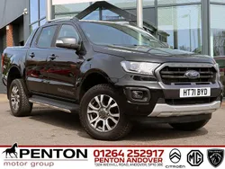 Black Used 2022 Ford Ranger Wildtrack Pickup | £17,490 (Good price)