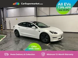 White Used 2021 Tesla Model 3 Long Range Sedan | £18,697 (Fair price)