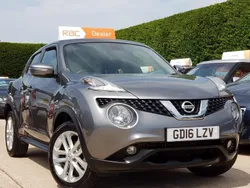 Grey Used 2016 Nissan Juke N-Connecta SUV | £7,395 (A bit pricey)