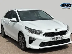 White Used 2019 Kia Ceed 3 Hatchback | £9,095 (Fair price)